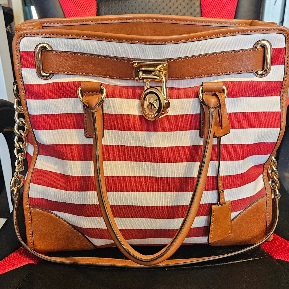 Michael kors striped hamilton